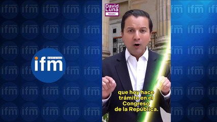 David Luna rechaza la reforma pensional