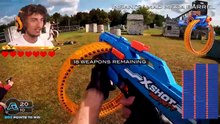 EPIC NERF VIDEO GAMES IN THE BATTLEFIELD In REAL LIFE!