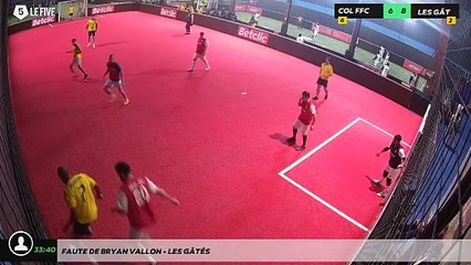 Faute de Bryan VALLON - LES GÂTÉS