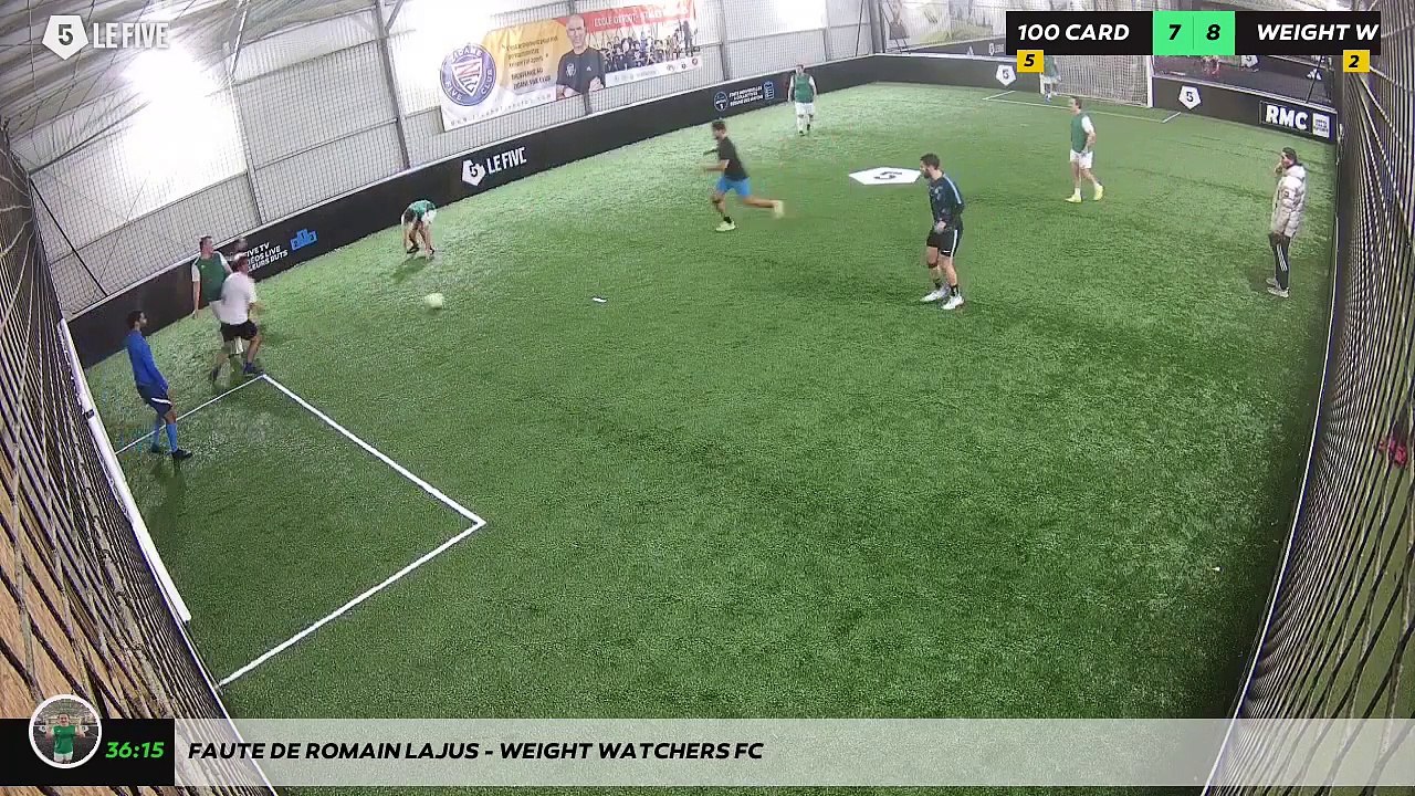 Faute de Romain LAJUS - WEIGHT WATCHERS FC