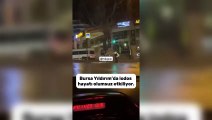 Bursa'da Şiddetli Lodos Etkili Oldu