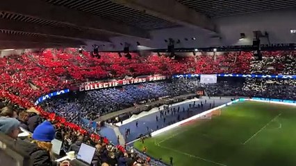 PSG - Newcastle [Ligue des champions] Le tifo parisien