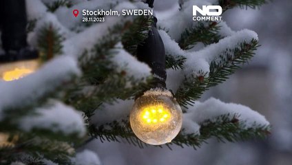 Primeiros nevões do ano em Berlim e em estocolmo