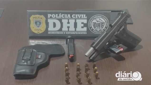 Jovem de alta periculosidade é preso em Patos suspeito de homicídio praticado em junho de 2022