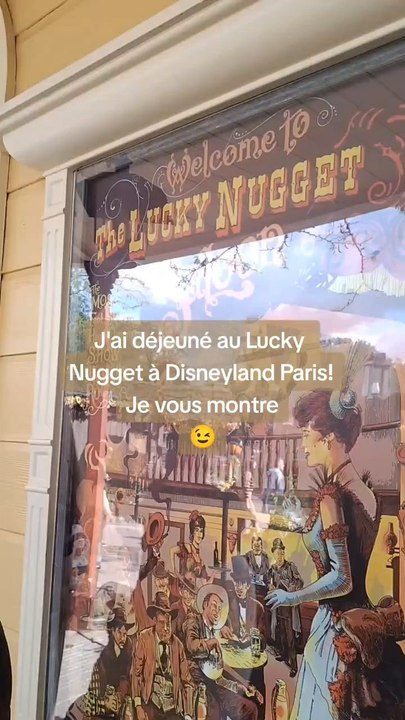 J'ai déjeuné au Lucky Nugget de Disneyland 
