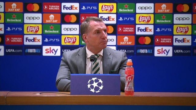 Brendan Rodgers on Celtic Champions league exit at Lazio