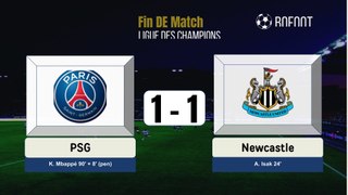 PSG - Newcastle résumé et buts