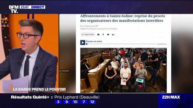 LA BANDE PREND LE POUVOIR - Sainte-Soline: prison avec sursis requise contre certains prévenus