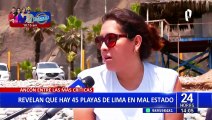 Más de la mitad de las playas en la capital son calificadas como no saludables