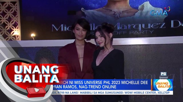 Tweet at #RhiMich ni MUPH 2023 Michelle Dee para kay Rhian Ramos, nag-trend online | UB