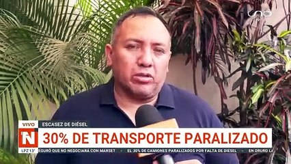 Transporte pesado asegura que el 30% del sector está paralizado