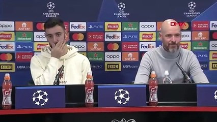 SPOR Manchester United'da Erik ten Hag ve Bruno Fernandes'in açıklamaları