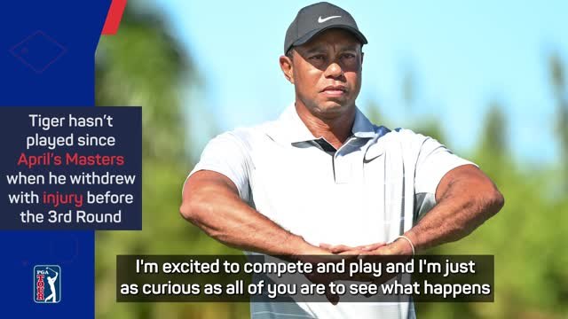 Tiger Woods feeling 'rusty' ahead of golf comeback