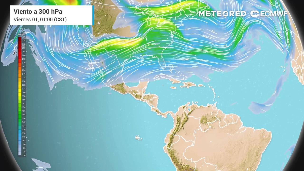Viento a más de 8 km de altitud: la corriente en chorro
