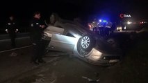 Kartepe'de Kaza: Otomobil Takla Attı, Sürücü Yaralandı