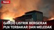 CCTV Rekam Detik-Detik Gardu Listrik PLN Meledak, 20 Rumah di Muara Angke Terbakar