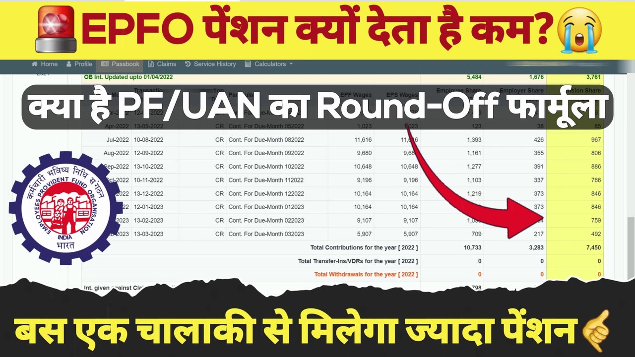 EPFO पेंशन क्यों देता है कम? pf pension kitna milta hai | pf pension ka paisa kam aaye to kya karen