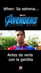 Vas con la gentita a ver Avengers Secret Wars