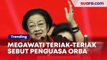 Video Megawati Teriak-teriak Sebut Penguasa Orba, Warganet: Redbull Sudah Ngebul