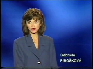 Gabriela Pirošková - 4.október 1995 vtv