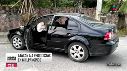 Balean a cuatro reporteros en Chilpancingo mientras cubrían una nota