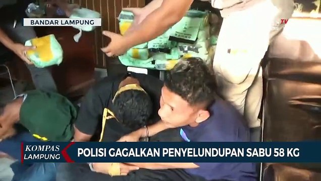 Detik-Detik Polisi Gagalkan Penyelundupan Sabu-Sabu 58 Kg