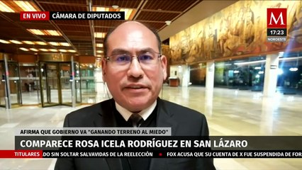 La secretaria de seguridad Rosa Isela Rodríguez compareció entre cuestionamientos de la oposición