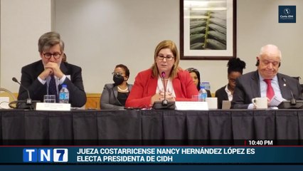 Jueza costarricense Nancy Hernández López es electa presidenta de CIDH