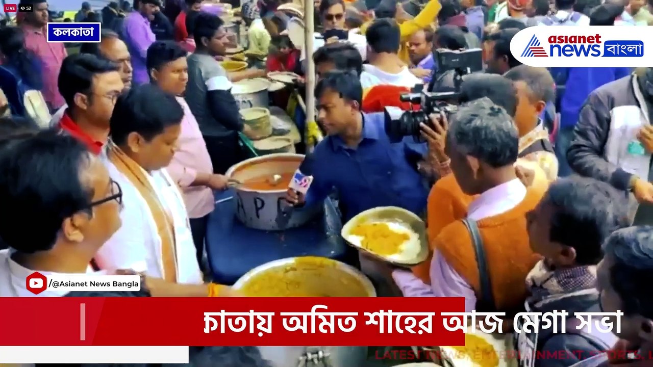 চেখে দেখলেন খাবার, সভার প্রস্তুতি খতিয়ে দেখলে সুকান্ত মজুমদার