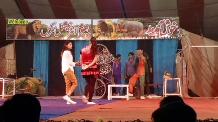 Girls cycling and gymnastic