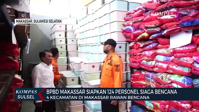 Rawan Bencana, BPBD Makassar Siapkan 124 Personel Siaga Bencana