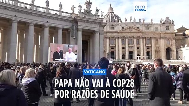 Papa Francisco cancela presença na COP28 por razões de saúde