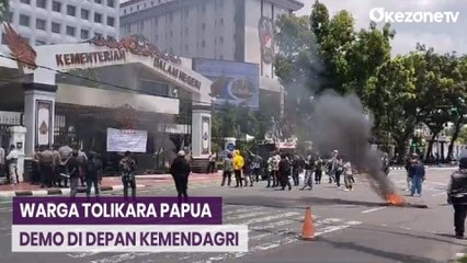Warga Tolikara Papua Demo di Medan Merdeka Utara, Akses Jalan Sempat Ditutup