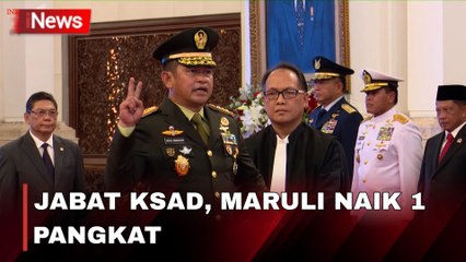Resmi jadi KSAD, Pangkat Maruli Simanjuntak Naik 1 Tingkat