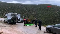 Bodrum'da sarp arazide çarşafa sarılı 2 ceset bulundu