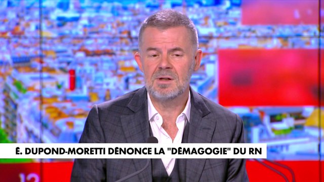 Éric Naulleau : «Éric Dupond-Moretti parle et à chaque sondage le RN est un peu plus haut»