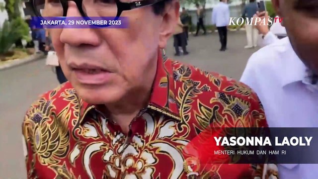 Jawaban Yasonna Ditanya Eddy Hiariej Masih Wamenkumham Meski Tersangka Korupsi