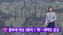 [YTN 실시간뉴스] 종부세 대상 3분의 1 '뚝'...세액도 급감 / YTN