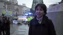 Greenpeace llena la Puerta del Sol con restos de las inundaciones de septiembre en Madrid y Toledo para exigir a la COP el fin de los combustibles fósiles