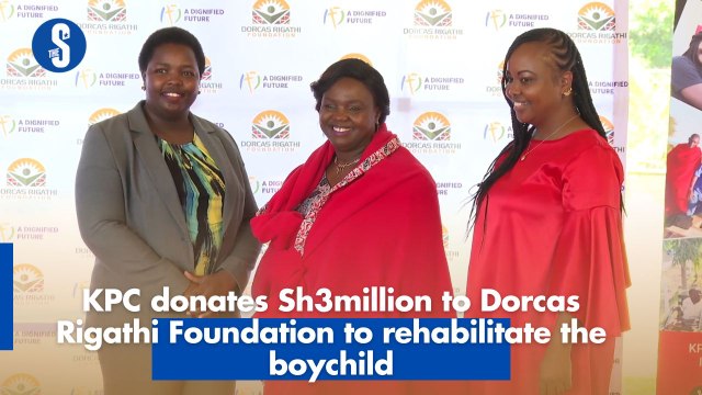 KPC donates Sh3 million to the Dorcas Rigathi Foundation in a bid to rehabilitate the boychild