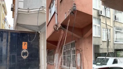 Sultangazi'de hırsızlar internet kablolarına dadandı