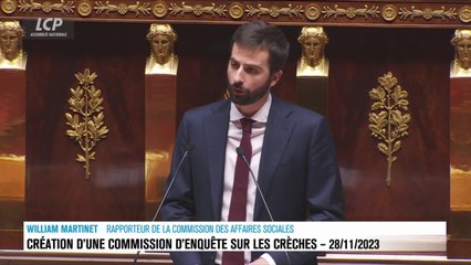 Commission d'enquête sur les crèches : William Martinet dit craindre "un Orpea de la petite enfance"