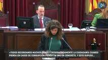 Una diputada de Més dice que «la corrupción ha malversado en Baleares 240.000 millones de euros