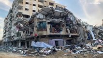 شاهد: دمار لا يوصف في حي تل الهوى بغزة.. مشاهد مرعبة تتكشف حين خفتت أصوات المدافع