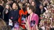 The moment Timothée Chalamet grins at fans on the London Wonka premiere carpet