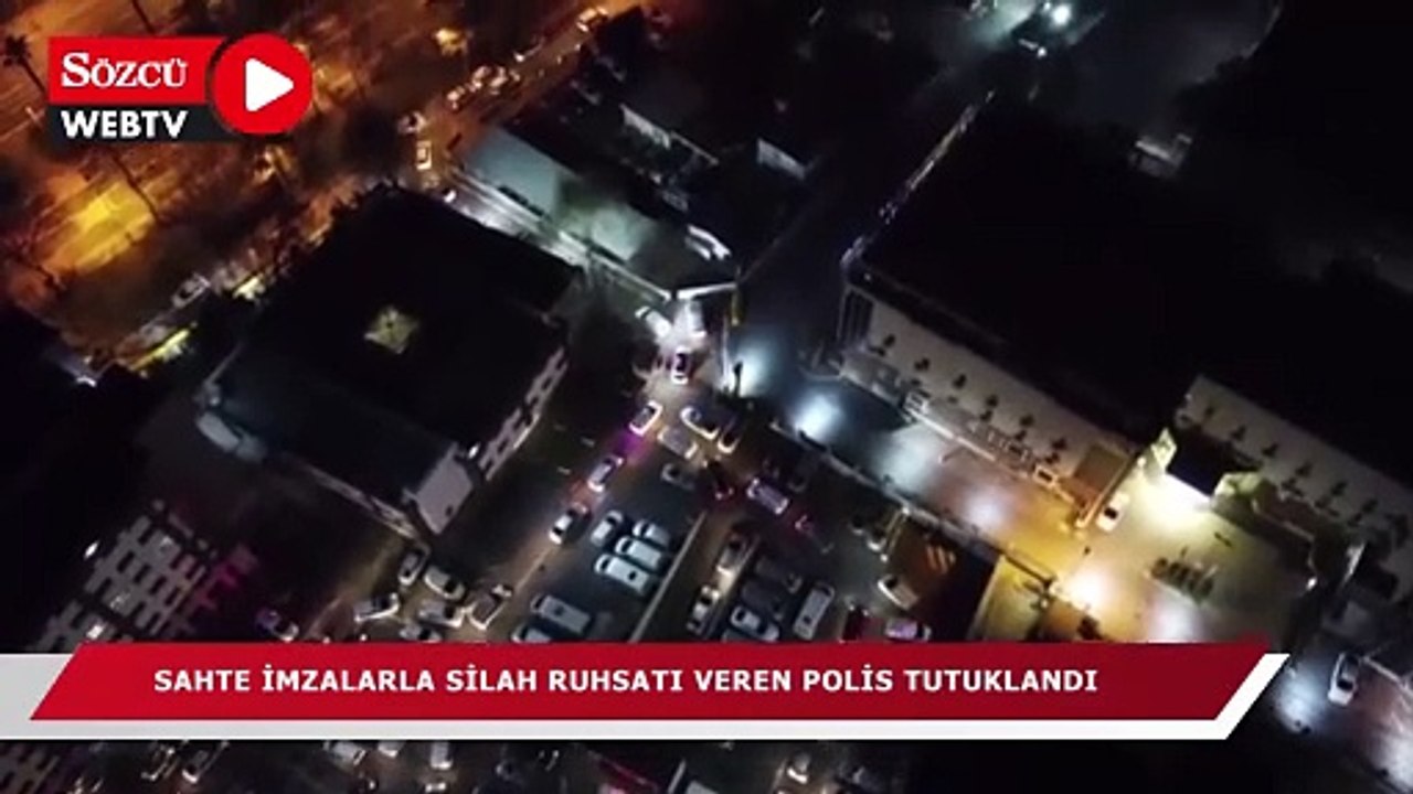 Sahte imzalarla silah ruhsatı veren polis tutuklandı