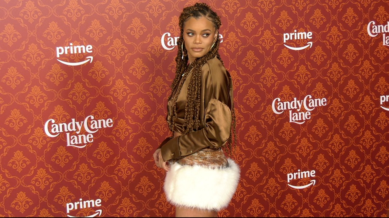 Andra Day "Candy Cane Lane" World Premiere Red Carpet Arrivals
