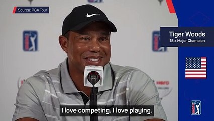 Woods vows to walk away from golf when he can no longer win