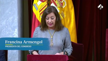 Armengol: "Hoy somos un país que renueva su compromiso con la democracia"