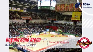 EASL East Asia Super League: Basketball Arenas 2023/2024